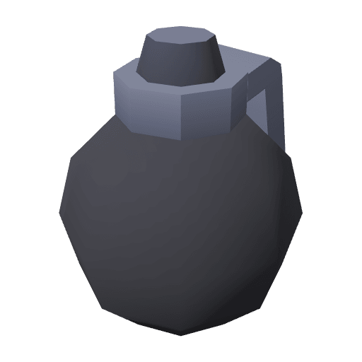 Grenade B free CC0 3D model