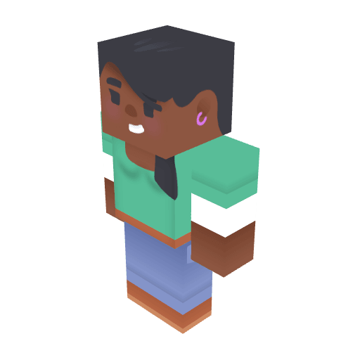Character F free CC0 3D model