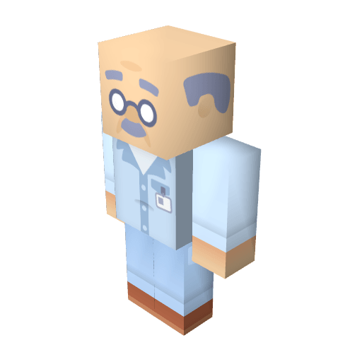 Character I free CC0 3D model