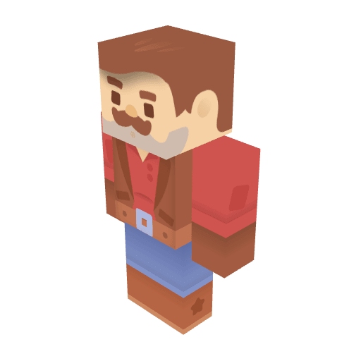 Character K free CC0 3D model