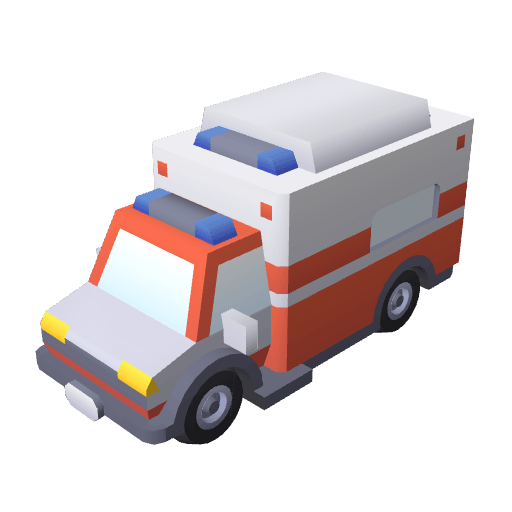 Ambulance free CC0 3D model