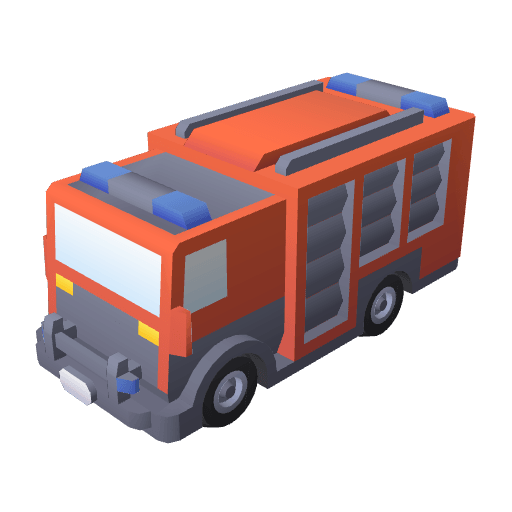 Firetruck free CC0 3D model