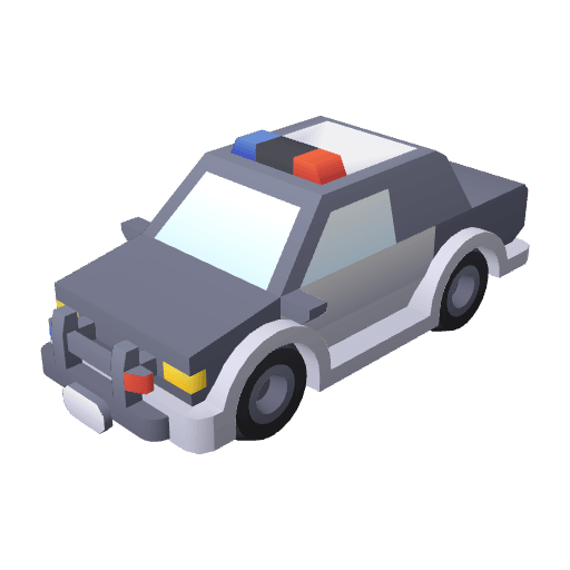Police free CC0 3D model