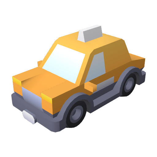 Taxi free CC0 3D model