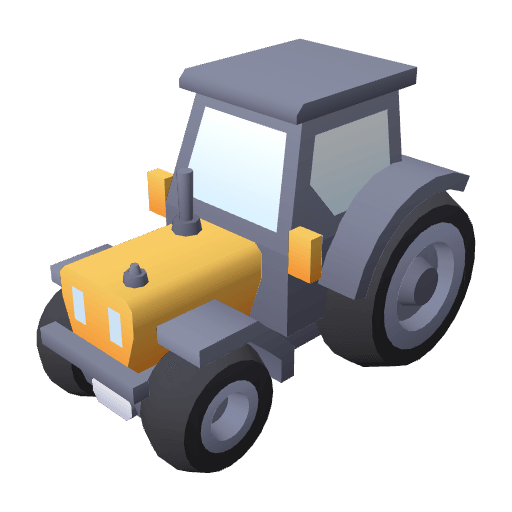 Tractor free CC0 3D model