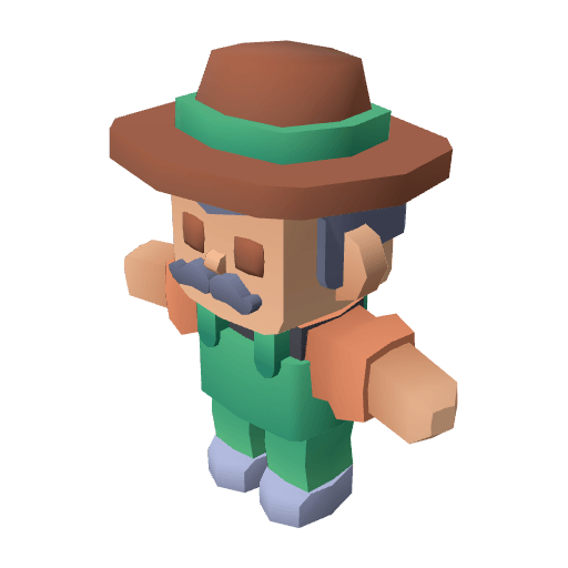 Character Keeper free CC0 3D model