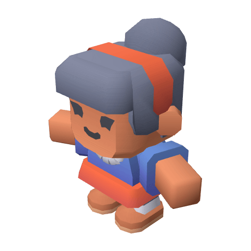 Character Female C free CC0 3D model