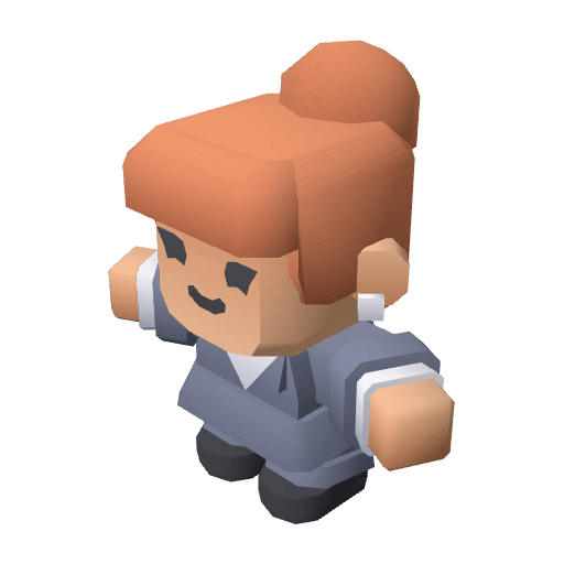 Character Female D free CC0 3D model