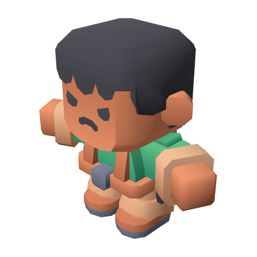 Character Male F free CC0 3D model