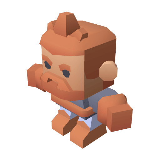 Character Human free CC0 3D model