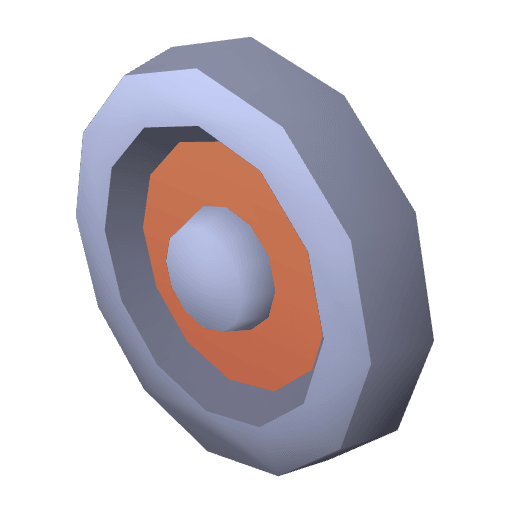 Shield Round free CC0 3D model