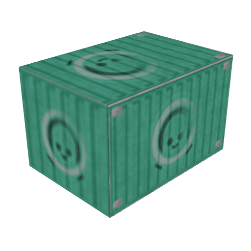 Truck Green Cargo free CC0 3D model