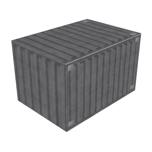 Truck Grey Cargo free CC0 3D model