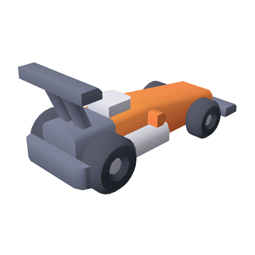Vehicle Drag Racer free CC0 3D model