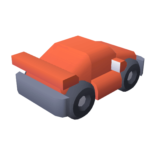 Vehicle Racer Low free CC0 3D model