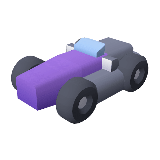 Vehicle Vintage Racer free CC0 3D model