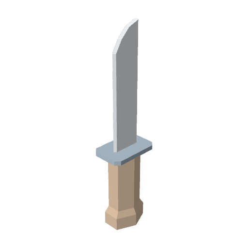 Knife Smooth free CC0 3D model