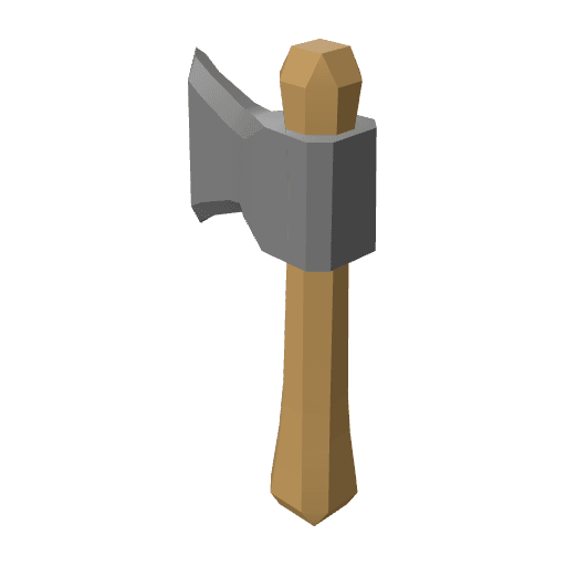 Axe Stone free CC0 3D model
