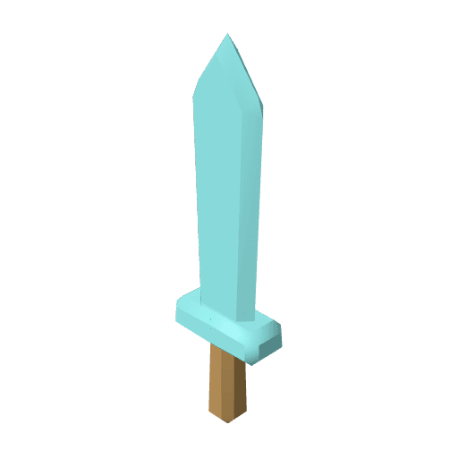 Sword Diamond free CC0 3D model