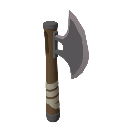 Weapon Axe free CC0 3D model
