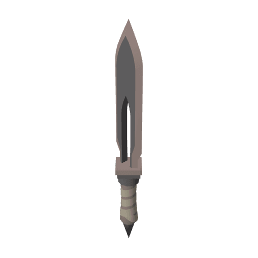 Weapon Dagger free CC0 3D model