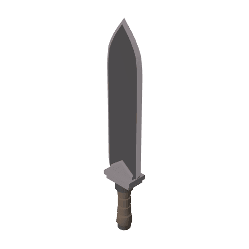 Weapon Sword 1 free CC0 3D model