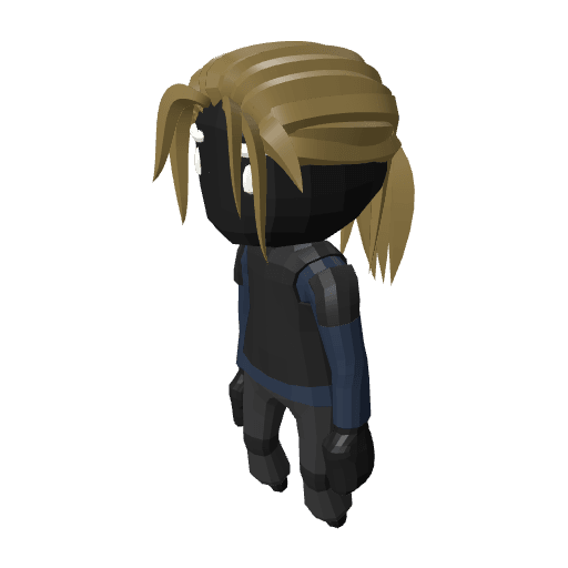 BlueSoldier Female free CC0 3D model