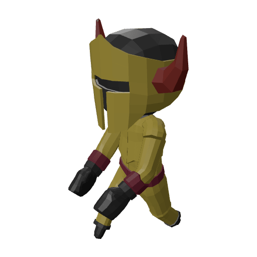 Knight Golden Male free CC0 3D model