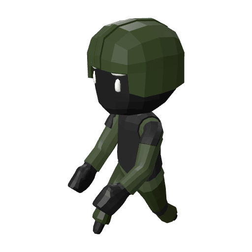 Soldier Male free CC0 3D model