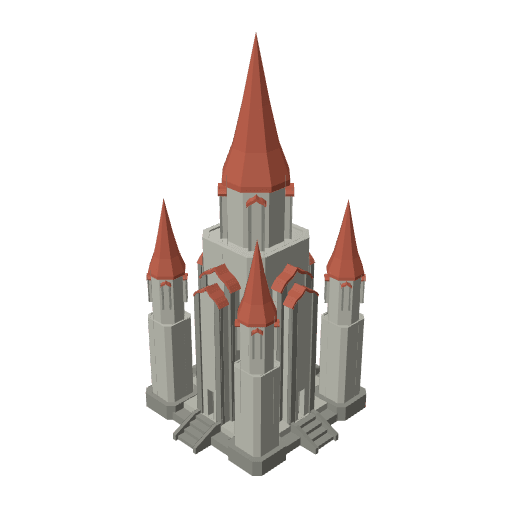 Fantasy Temple free CC0 3D model