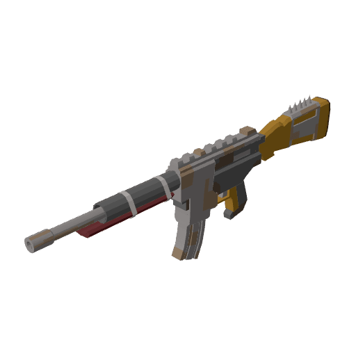 Rifle free CC0 3D model