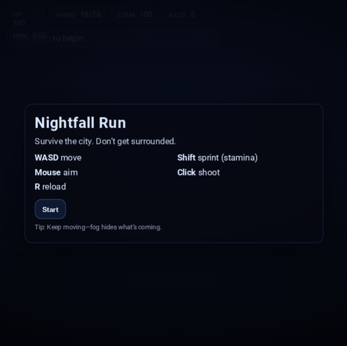Nightfall Run screenshot