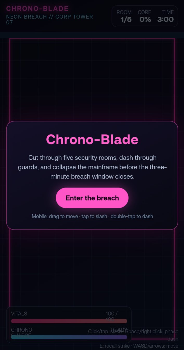 Chrono-Blade: Neon Breach screenshot