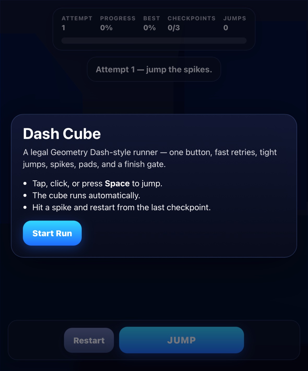 Dash Cube screenshot