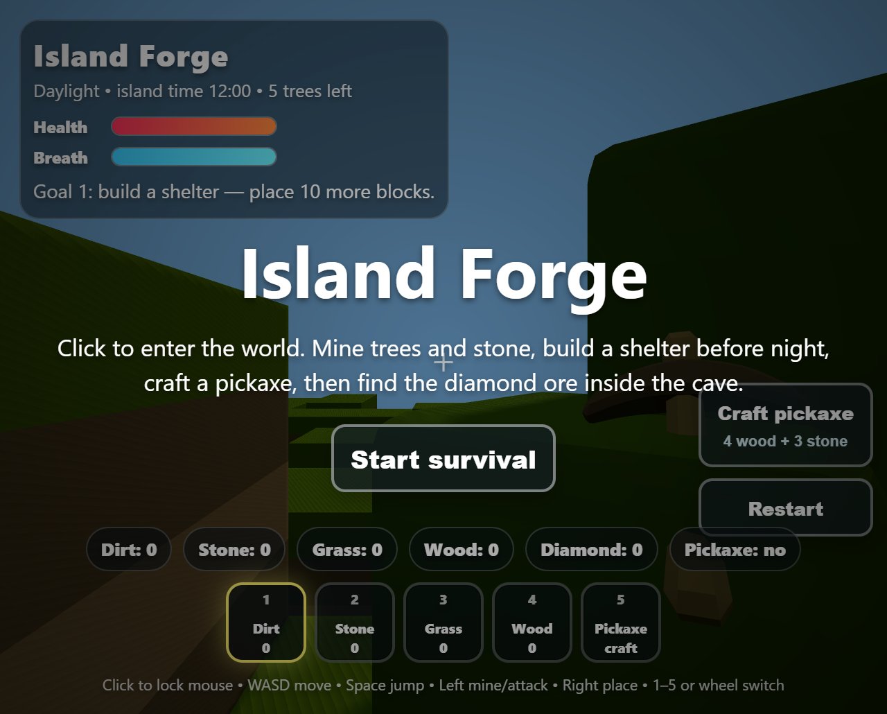 Island Forge screenshot