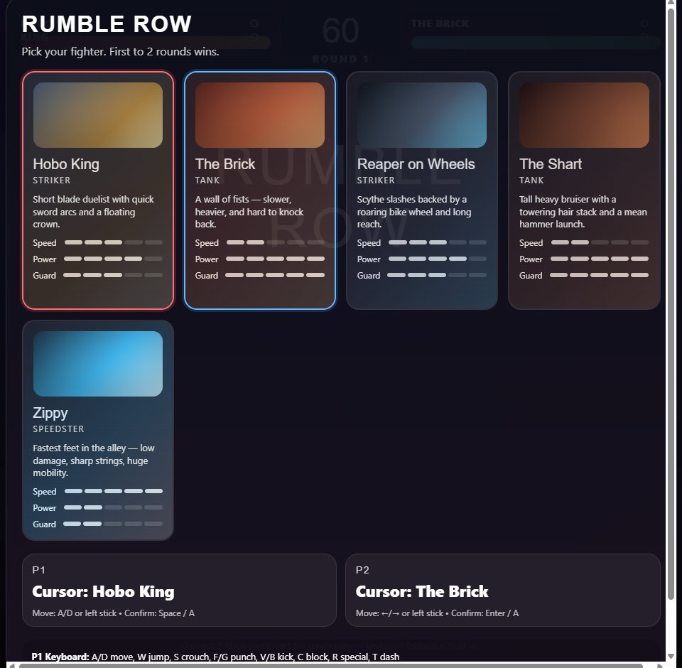Rumble Row screenshot
