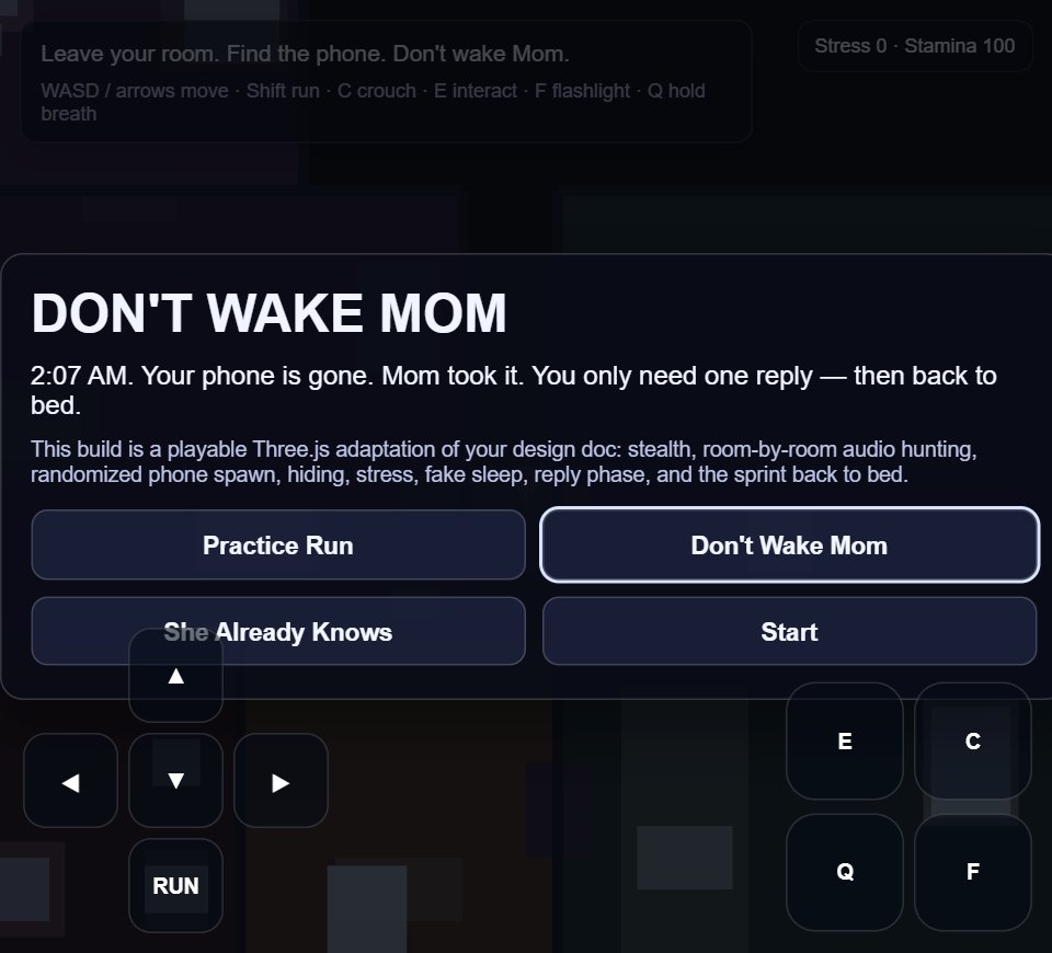 Don't Wake Mom screenshot