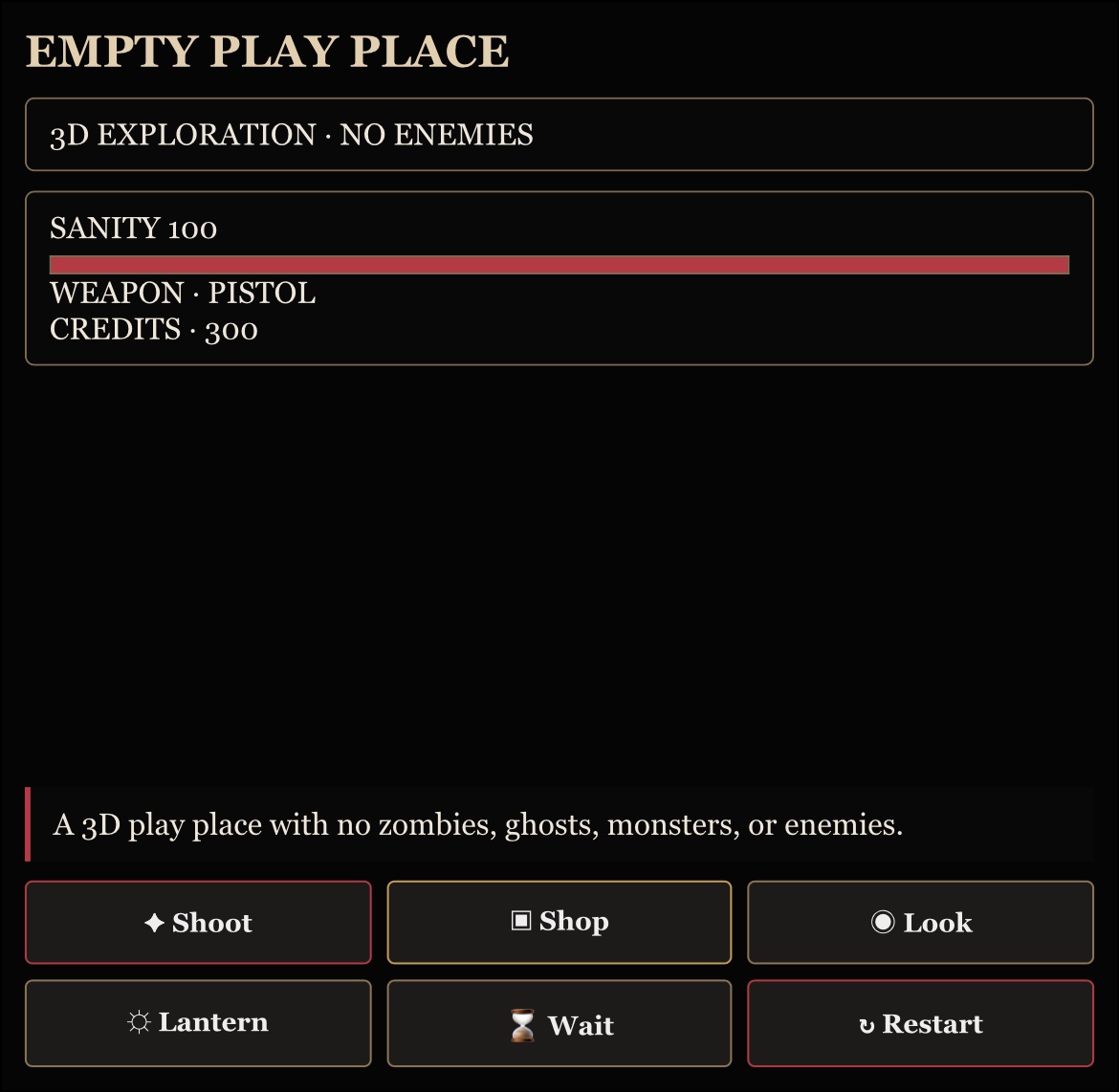 Empty Play Place screenshot