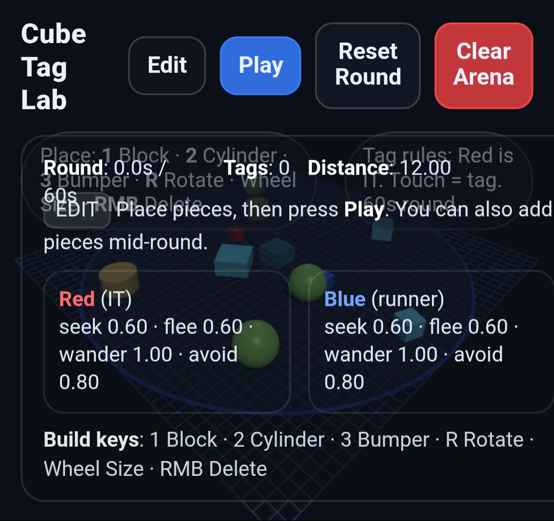 Cube Tag Lab screenshot