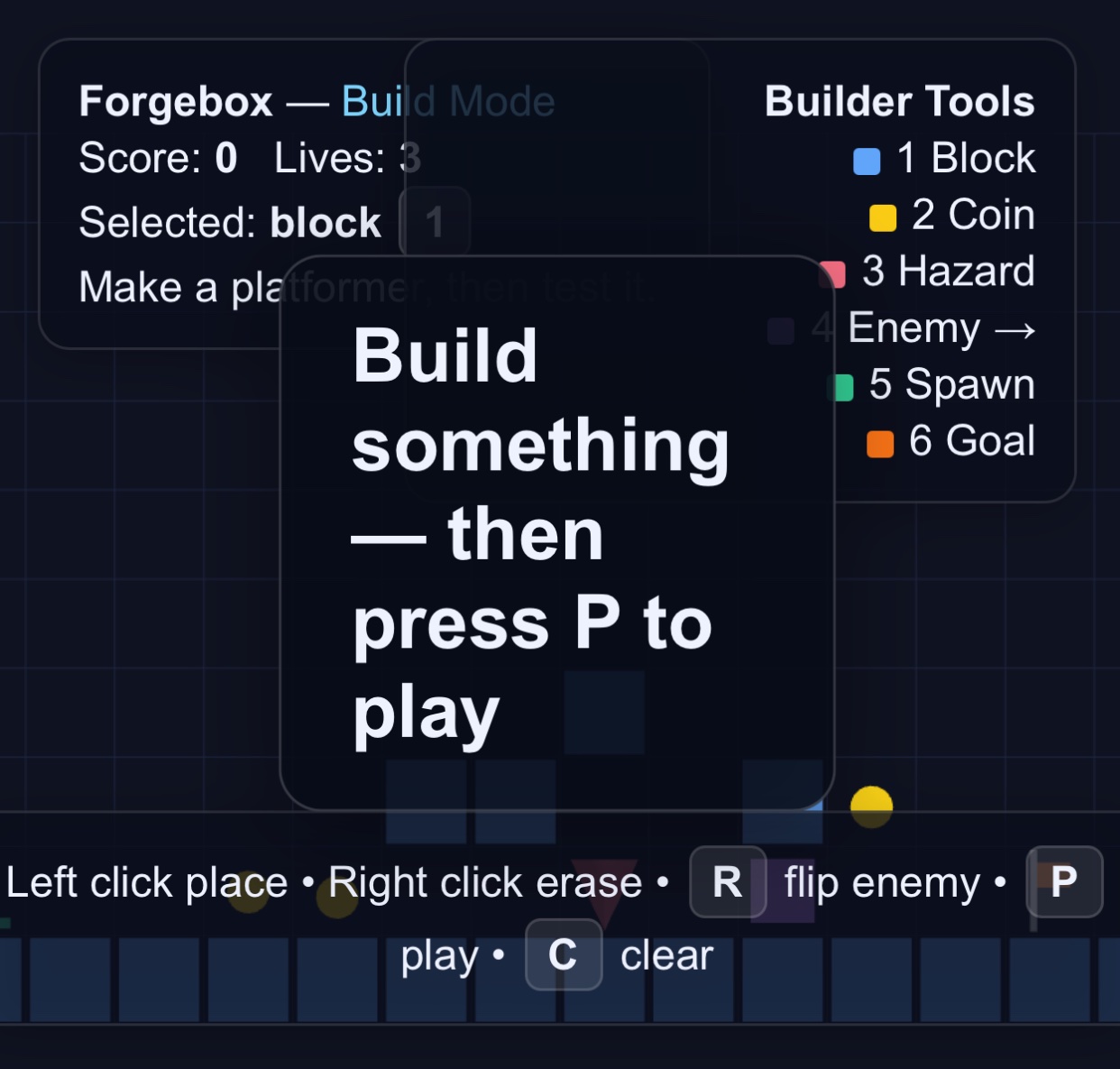Forgebox Dash screenshot