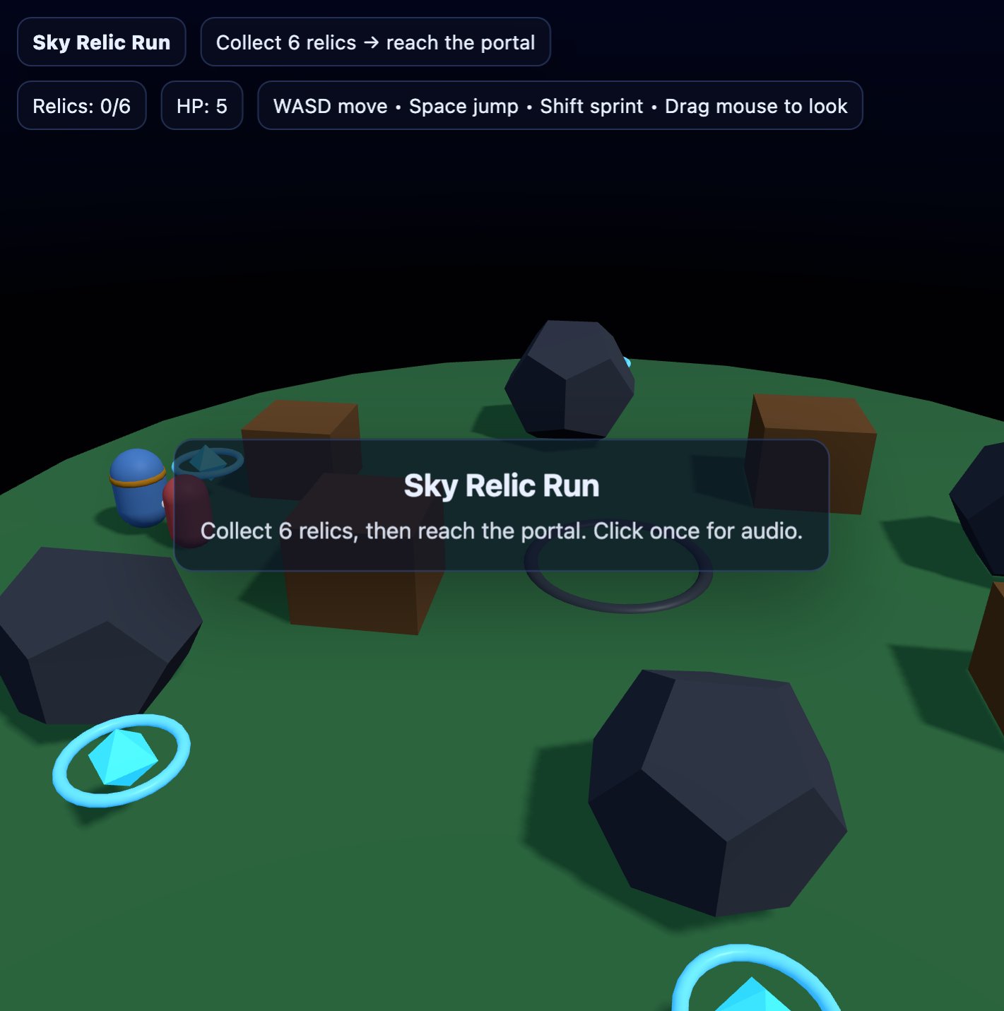 Sky Relic Run screenshot