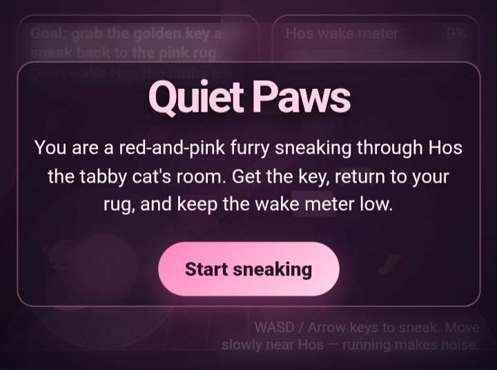Quiet Paws screenshot