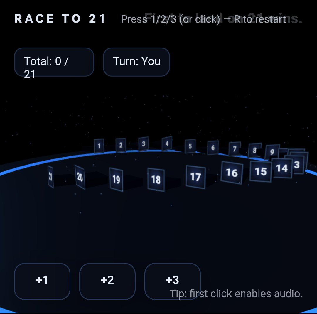 Race to 21