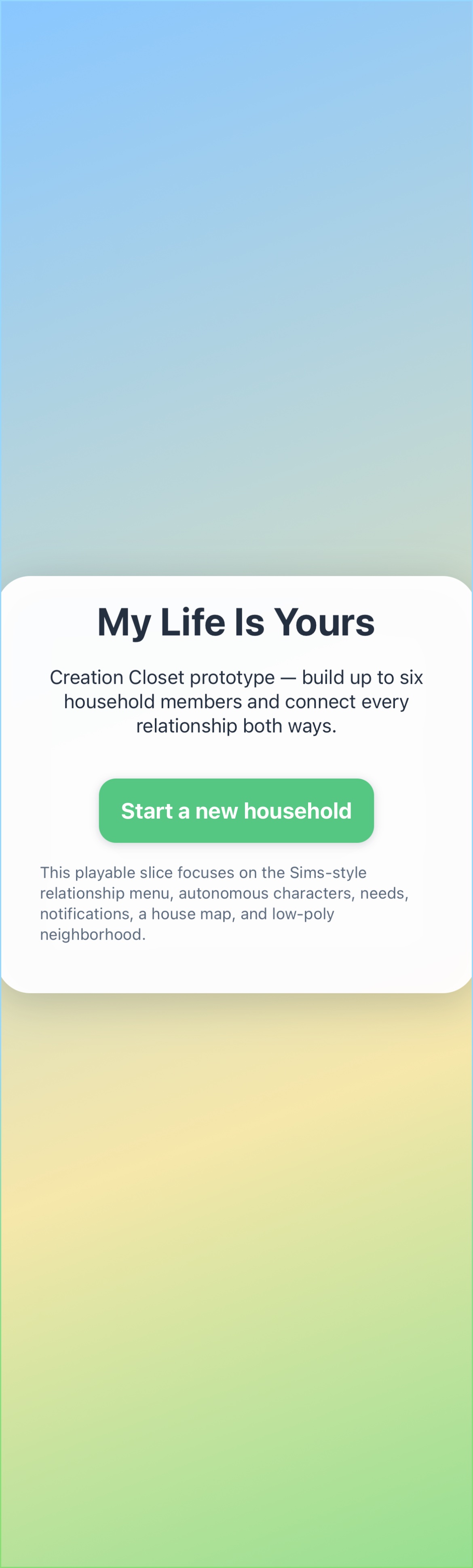 My Life Is Yours screenshot