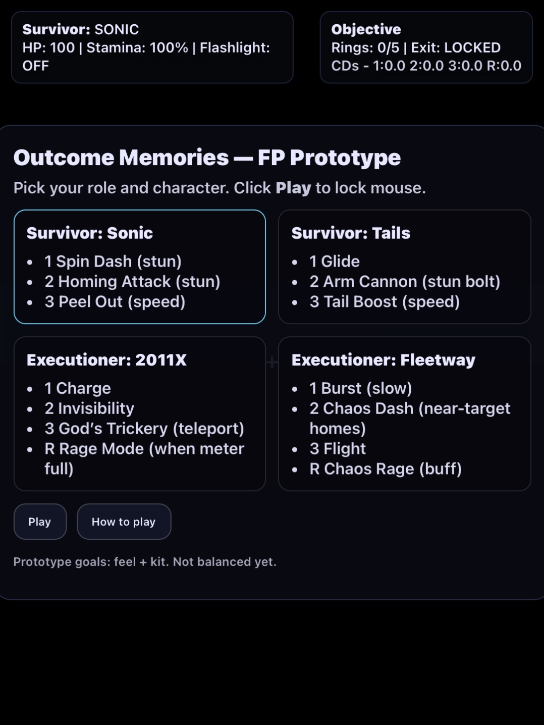 Outcome Memories