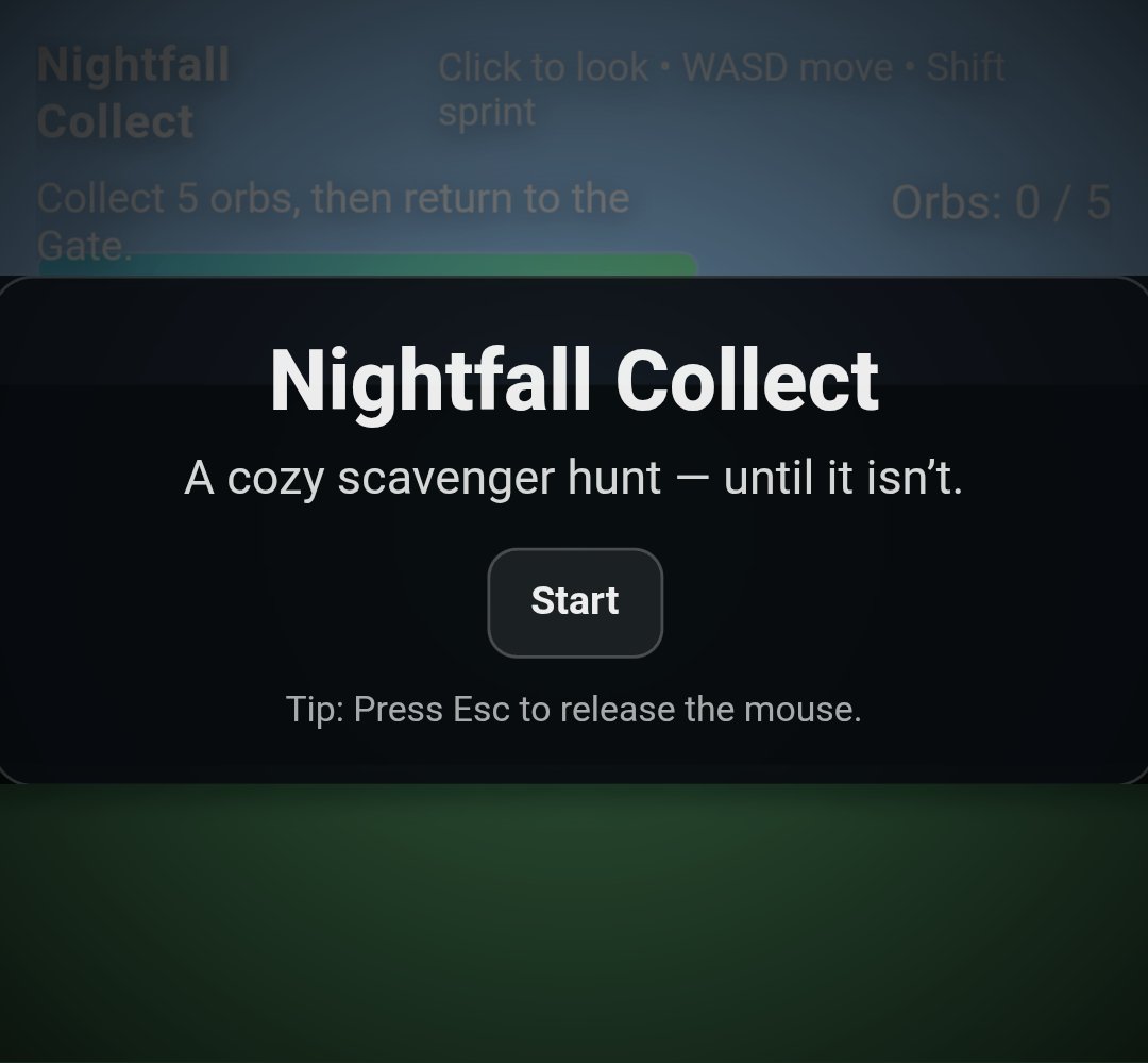 Nightfall Collect screenshot
