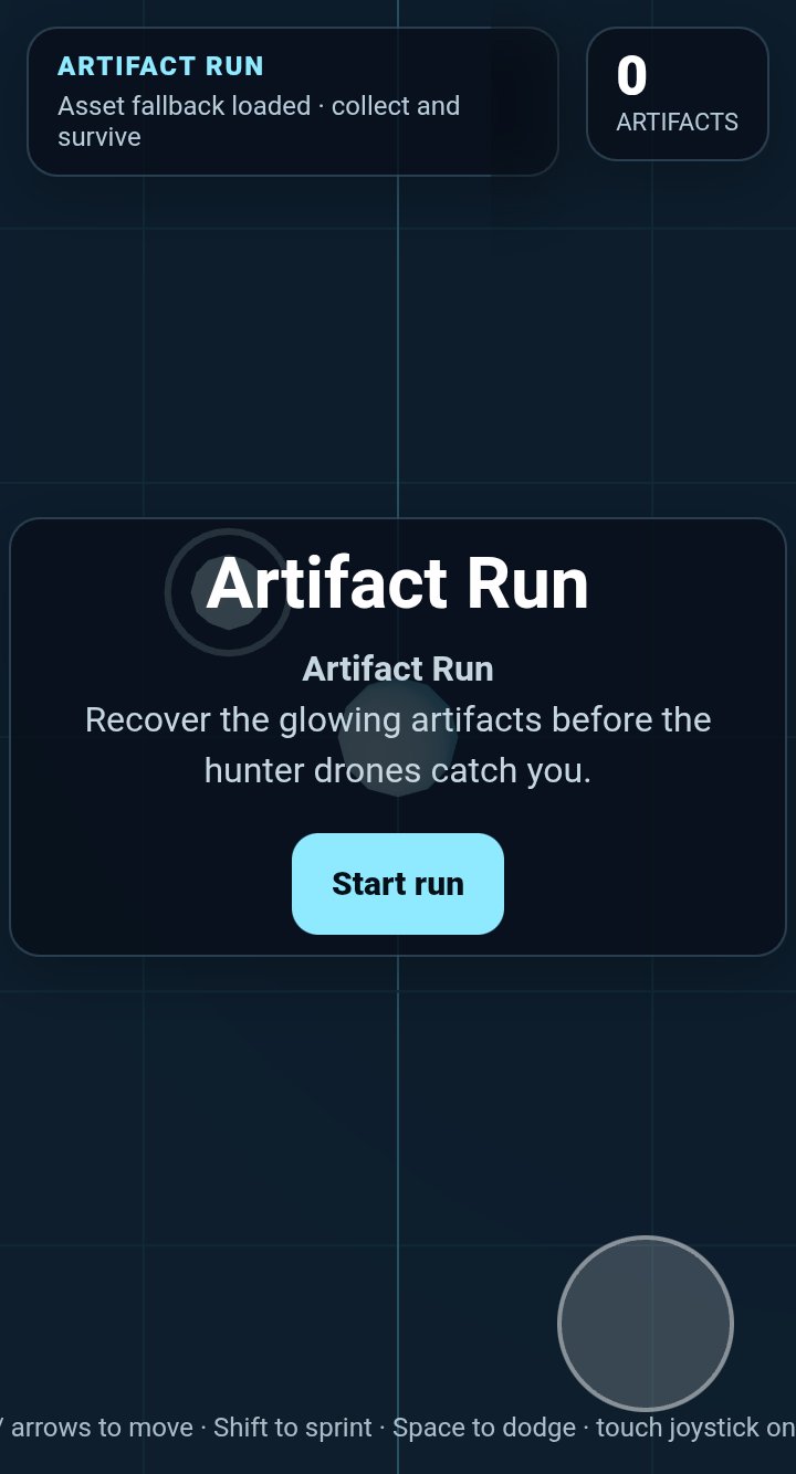 Artifact Run screenshot