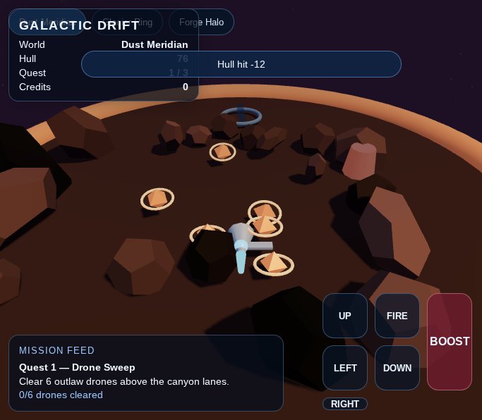 Galactic Drift screenshot