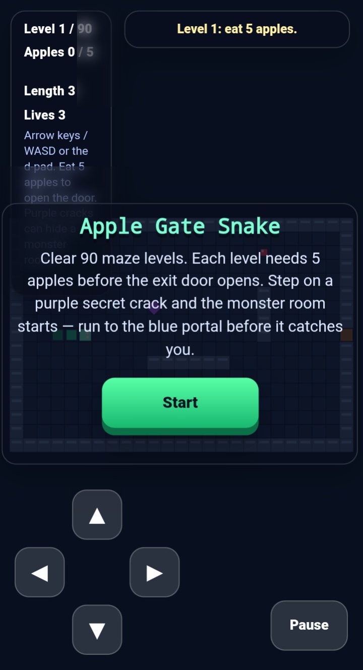 Apple Gate Snake screenshot