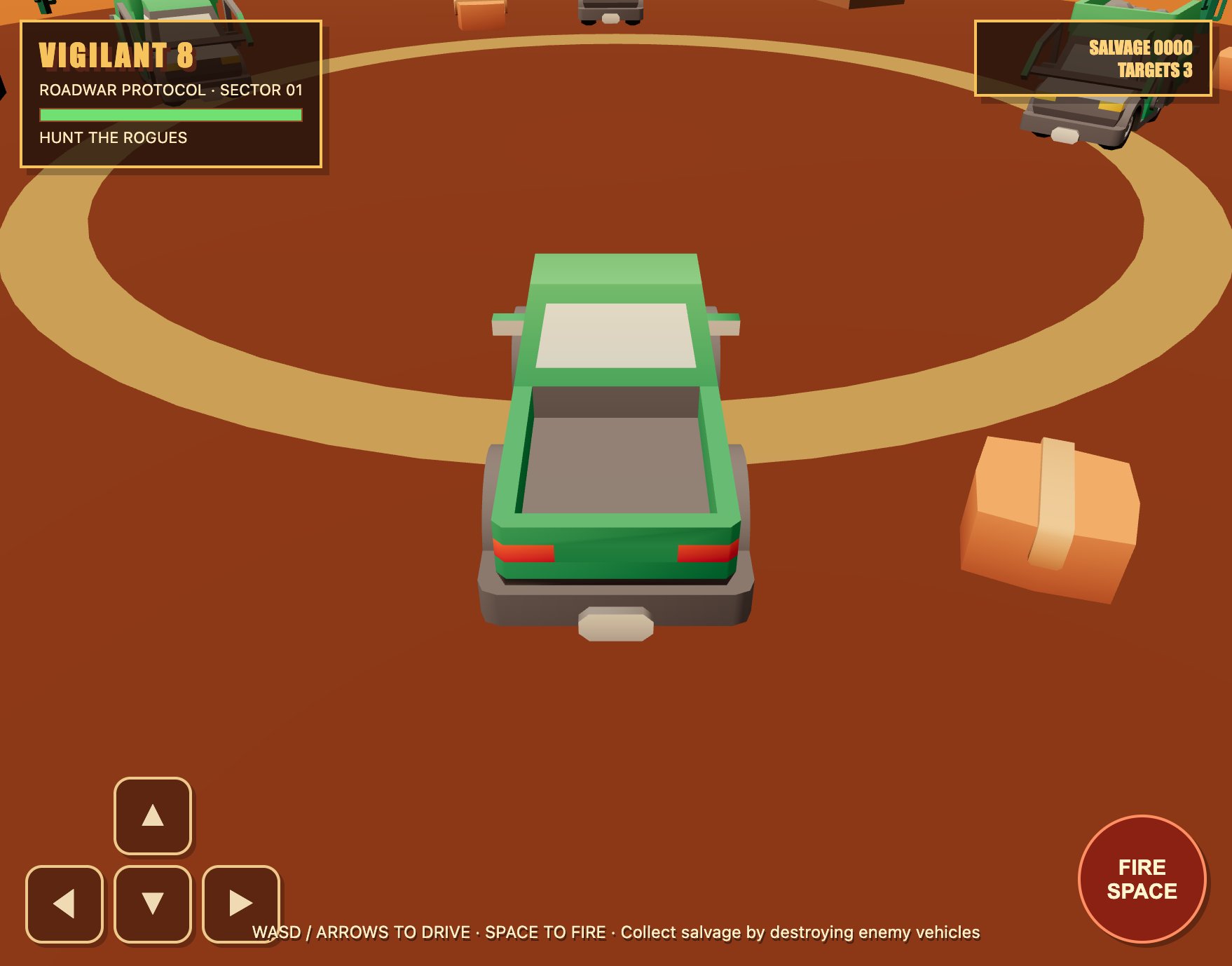 Vigilant 8 screenshot